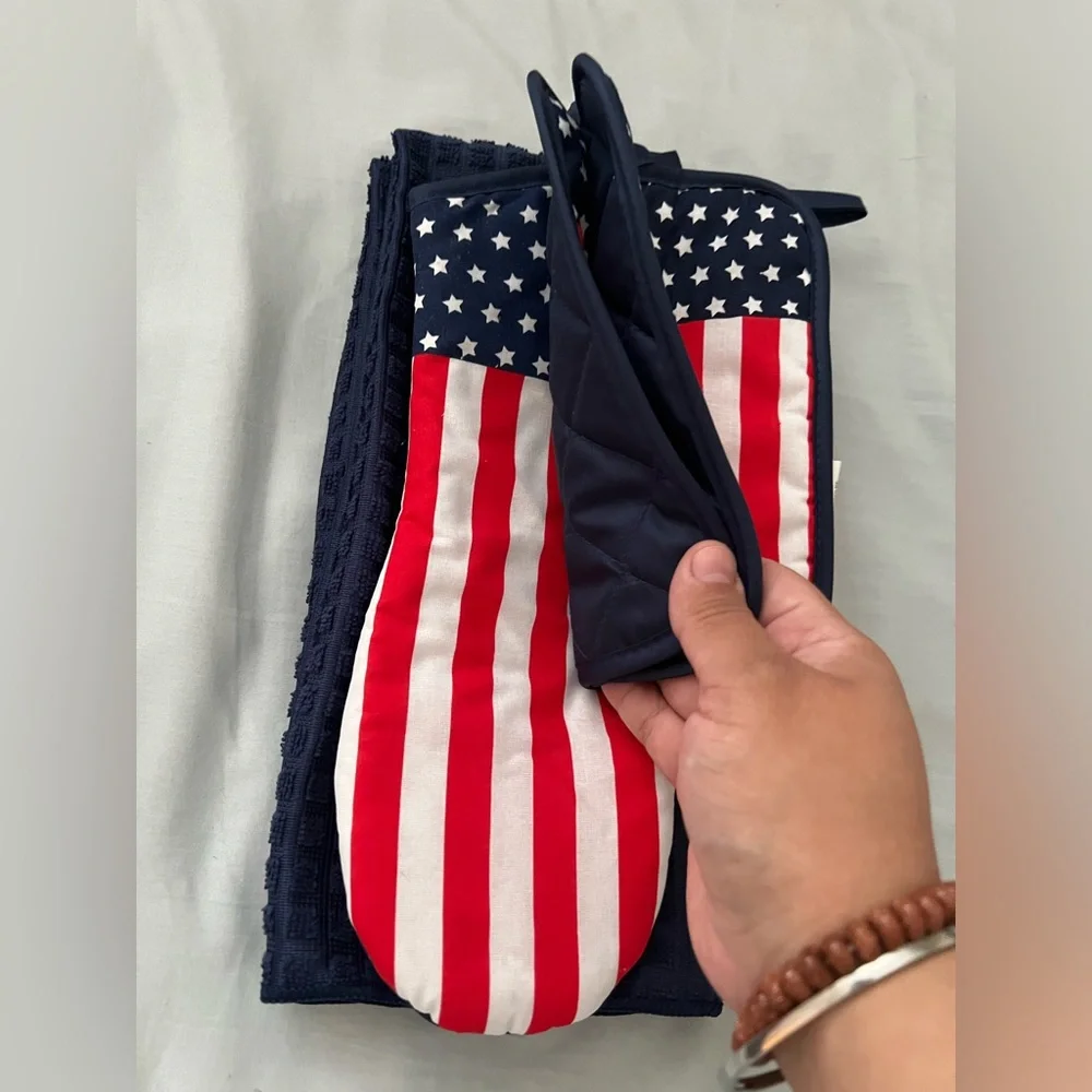 American Flag 5 piece kitchen set BRAND NEW